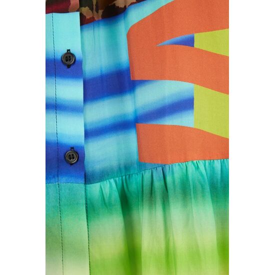 Sportalm Воздушное макси-платье с летним анималистичным принтом